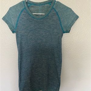 Blue Lululemon shirt